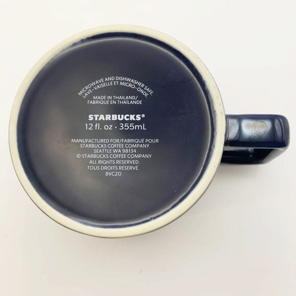 Starbucks 2020 Iridescent Holiday Luster Swirl 12 oz Ceramic Cup Mug - Picture 3 of 5